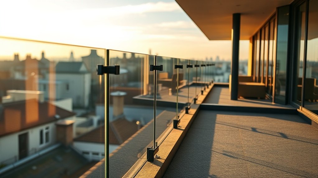 Terrace Glass Balustrades Wimbledon